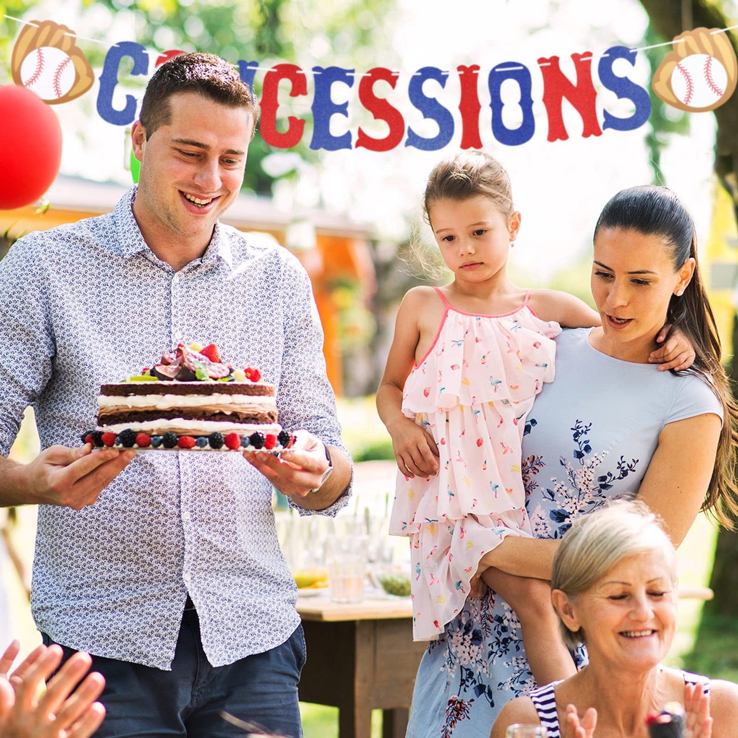 3 Pieces Baseball Garland Baseball Banner Glitter Concessions Banner Baseball Triangle Bunting Pennant Flag Sports Themed Baseball Decorations For Party Favors Baseball Birthday Party Supplies