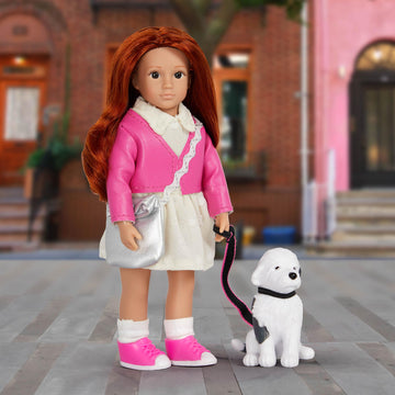 Lori Mini Doll & Toy Dog Play Set - 6-Inch Emmelina & Otis - Multi Color, Plastic, Includes Outfit & Accessories, Ages 3+