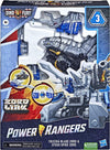 Power Rangers Dino Fury Blue Tricera cutting edge and Black Stego Spike Zord Toys for Kids Ages 4 and Up Zord Link Mix-and-Match Custom Build System