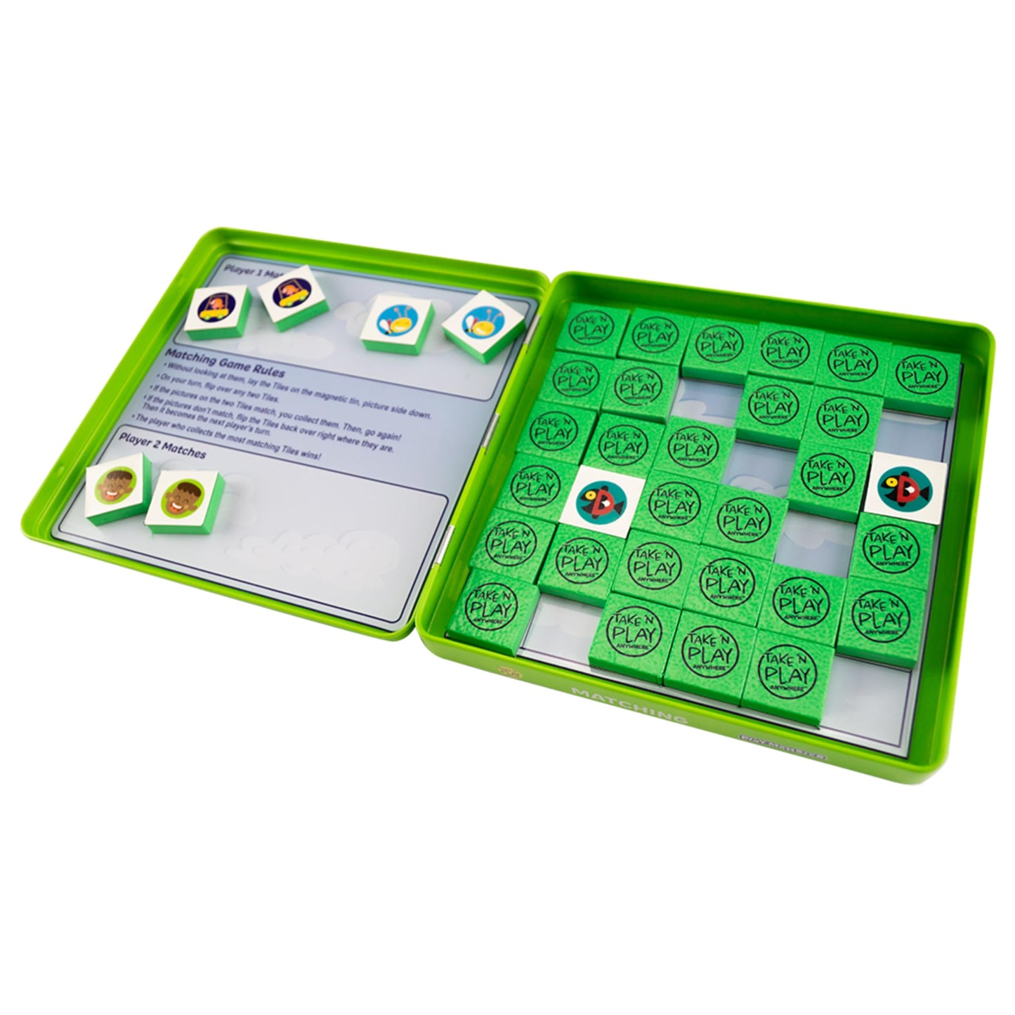 Playmonster Take N Play - Matching Game - Easy To Use, Hard To Lose - Fun On The Go Travel Game - For Ages 3+