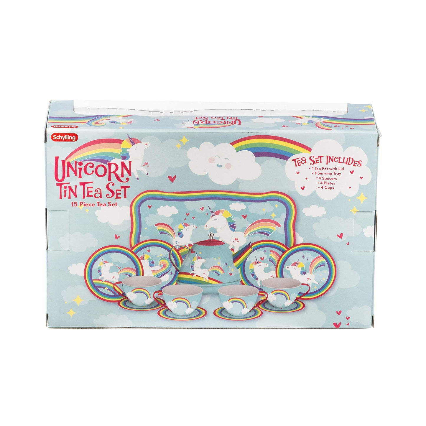 Schylling Schylling Unicorn Tin Tea set