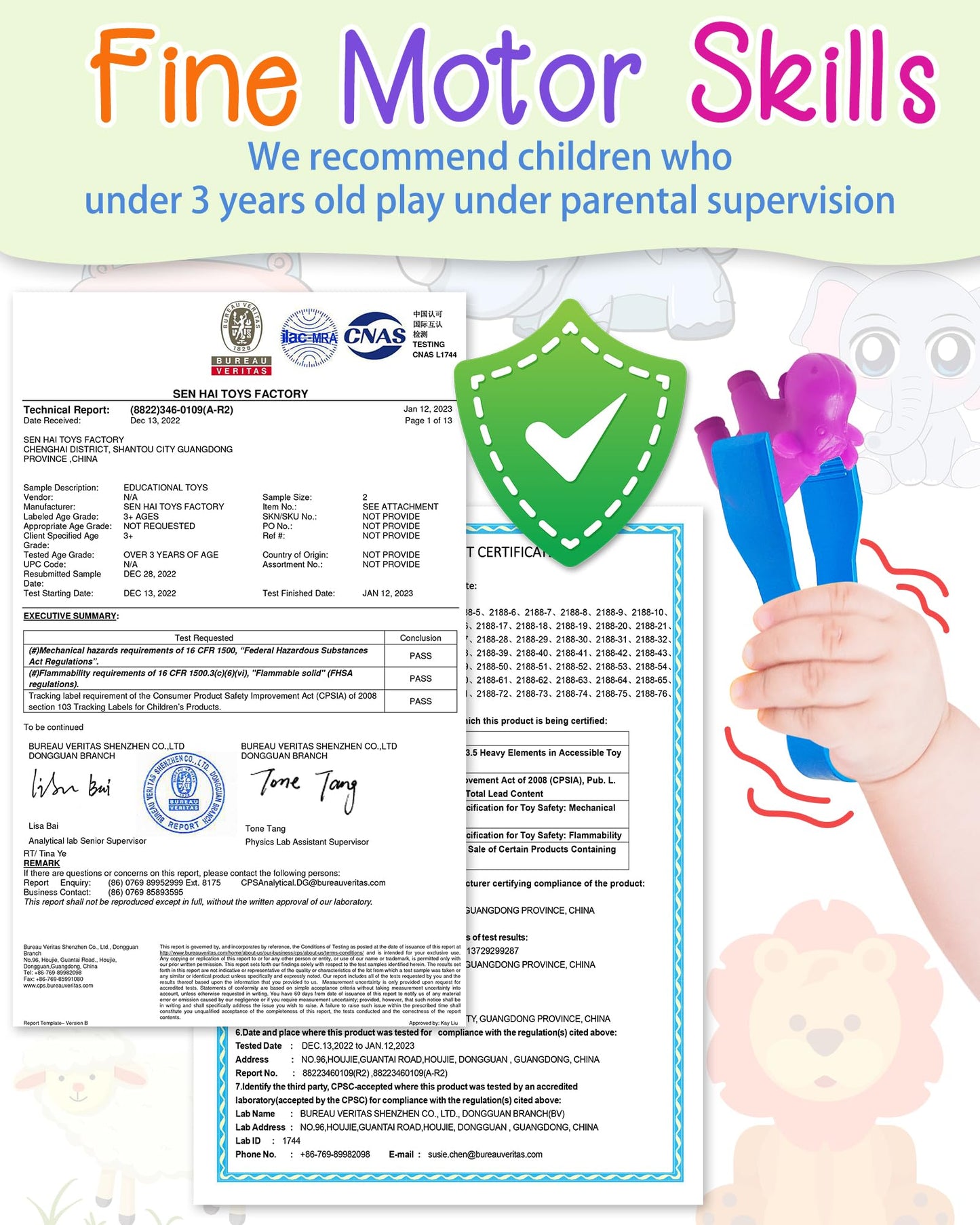 Yetonamr Counting Animal Montessori Toys For 3 4 5 Years Old Boys Girls, Toddler Preschool Learning Activities Toys For Kids Age