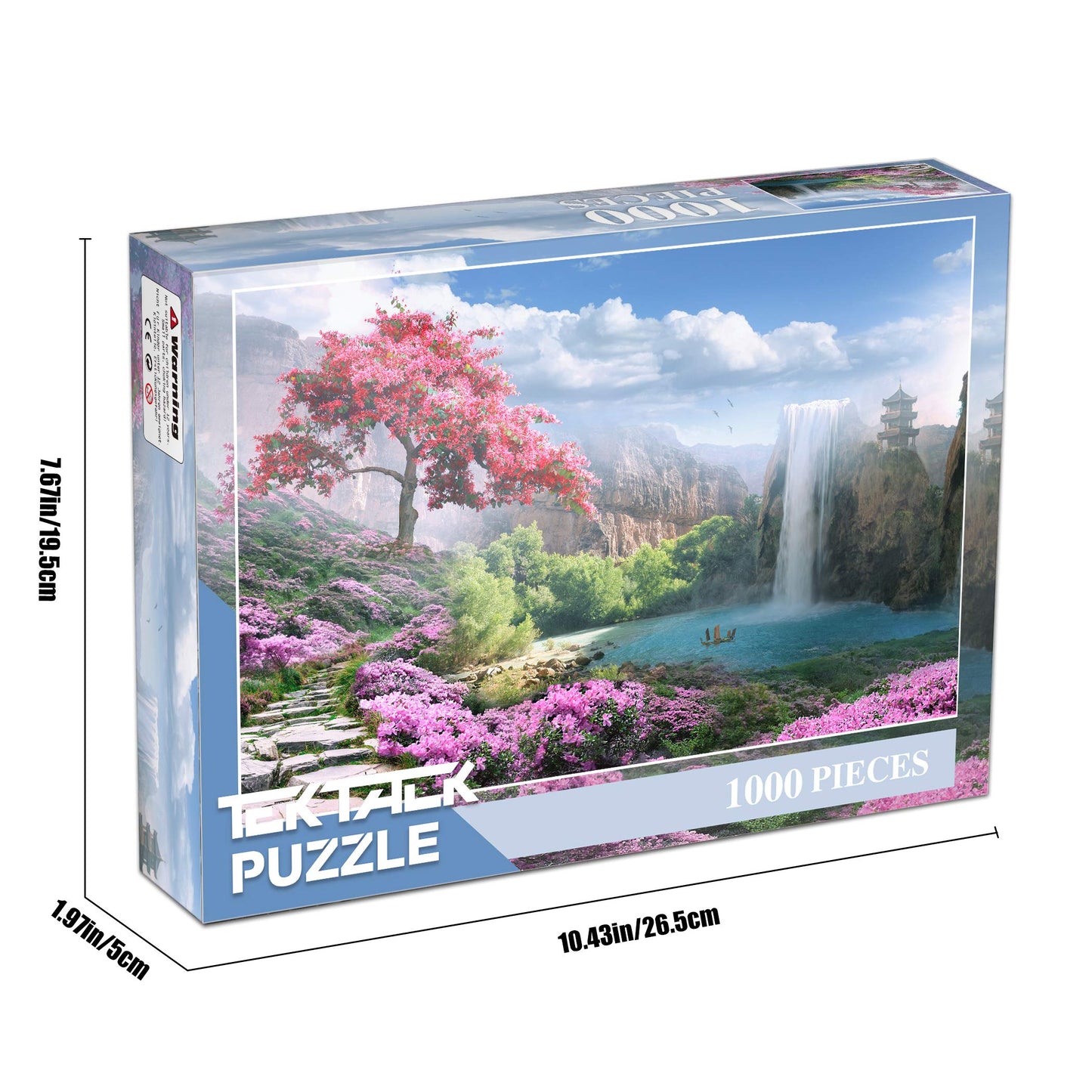 Tektalk 1000 Pieces Jigsaw Puzzles for Teens & mature-themeds (Otherworldly Land of Peace)