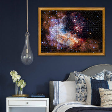 Space Puzzle 1000 Pieces mature-themed Solar System Galaxy Puzzle Hubble-Westerlund 2 ts Star Nebula Universe Picture Jigsaw Puzzle