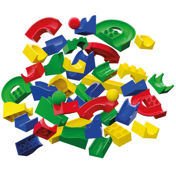 Hubelino 55 Piece Run Elements - The Original Marble Run Expansion Set - Made In Germany