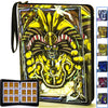 KarlyPro 990+Pockets Trading Card Holder Binder with Zipper for Y-G-O Cards MTG TCG Cards 990 Cards Capacity