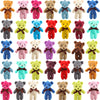 Haconba 51 Packs Mini Teddy Bear Toy Plush Stuffed Tiny Bear Doll For Diy Keychain Birthday Wedding Party Favor Valentines Gifts
