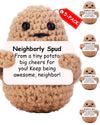 Gifts For Neighbors Bulk (5-Pack) - Bulk Neighbors Gifts - 5 Cute Crochet Positive Potatoes For Neighbor Appreciation | Neighbor