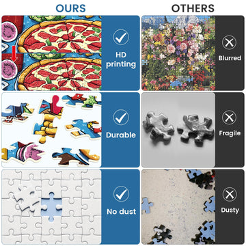 300 Piece Puzzle for mature-themeds Hamburger Puzzle for Kids mature-themeds Seniors Large Piece Fun Cartoon Food Jigsaw Puzzles for Kids Ages 8-10 10-12 Challenging Family Game Gift for Friends Men Women 20.5*15 In