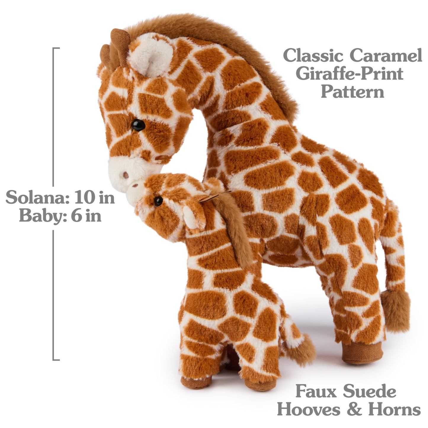 GUND Solana Giraffe Plush Stuffed Animal, 10" Brown, Premium Quality for Ages 1+