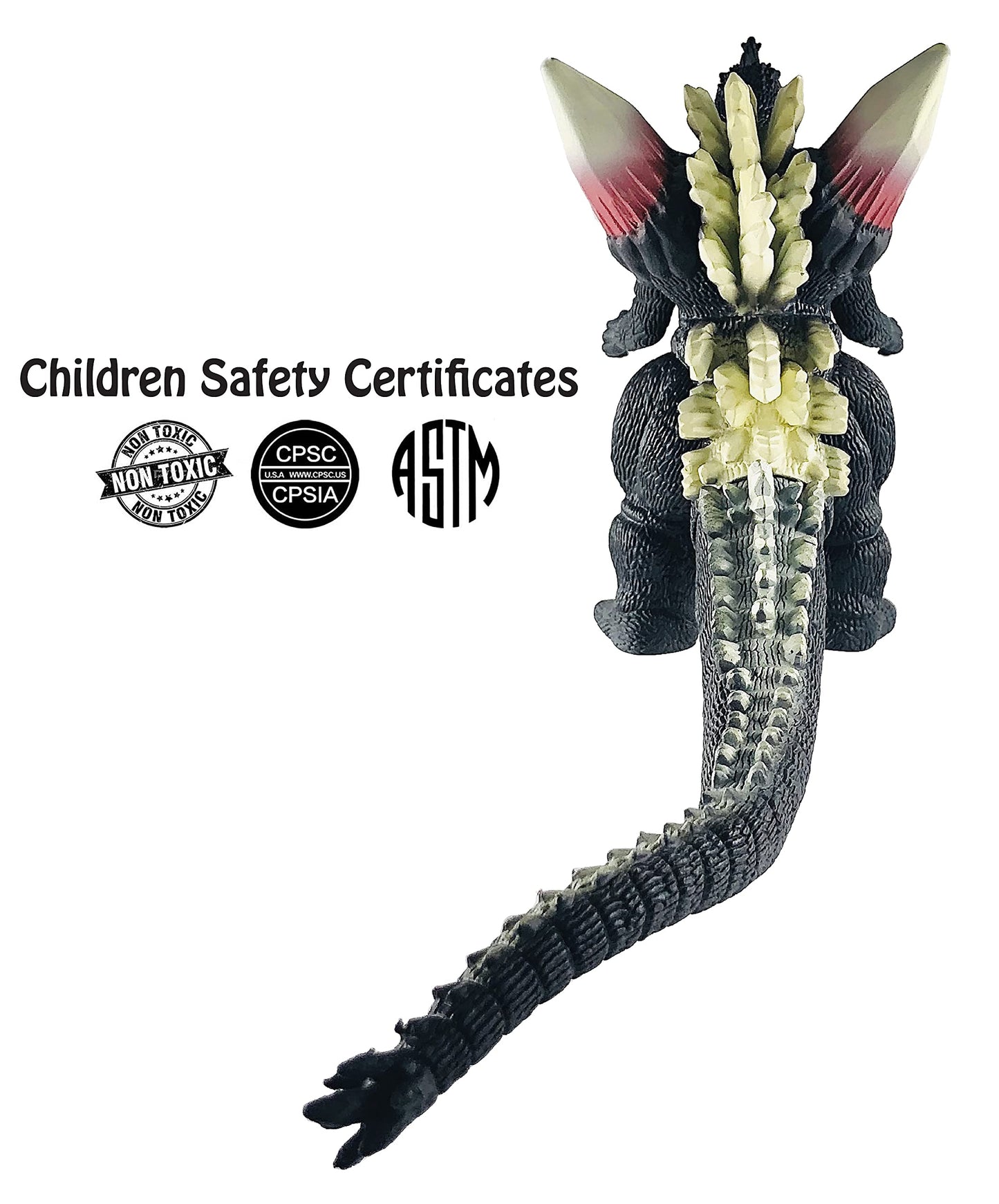 Twcare Space Godzilla Toy Action Figure, 1994 Movie Monster Series Spacegodzilla Soft Vinyl, Carry Bag
