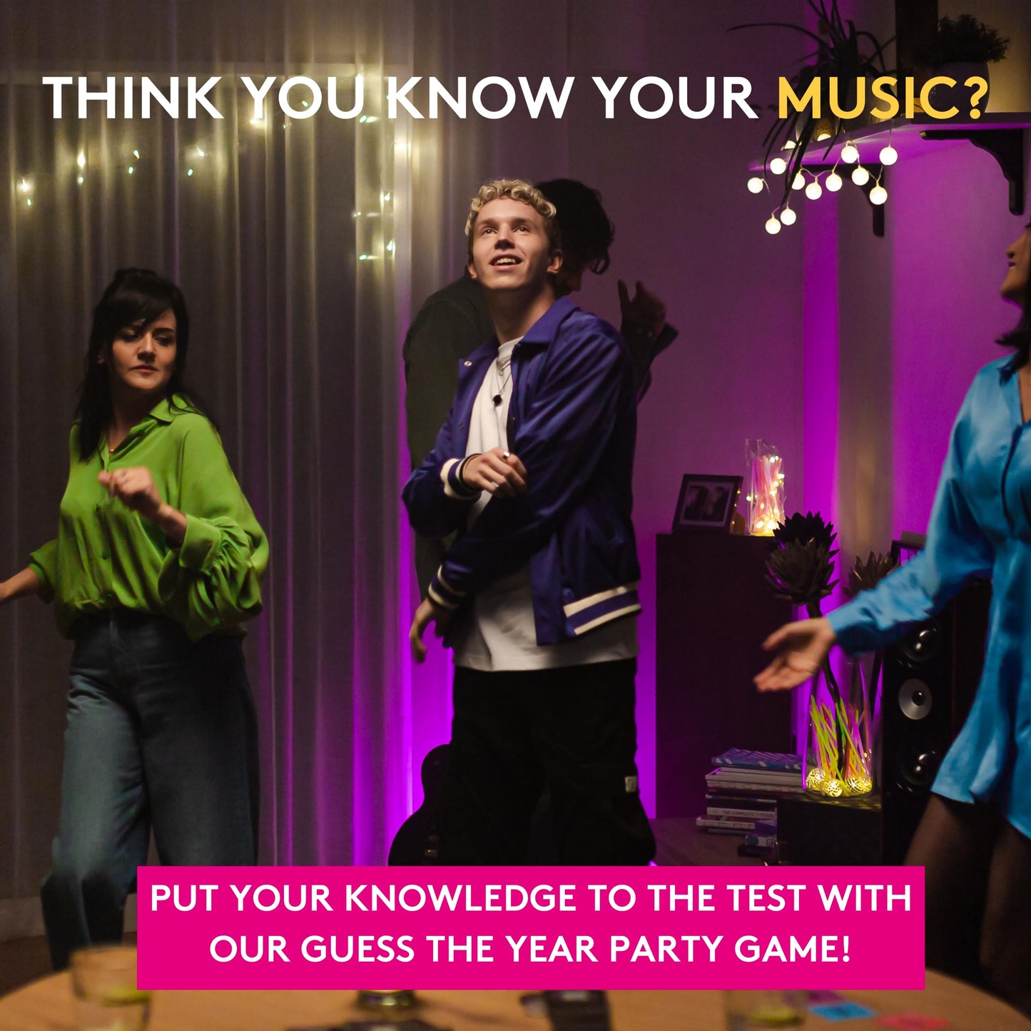 Jumbo Hitster Music Party Card Game - Fun Quiz for 2-10 Players, 300+ Iconic Hits - Great for Family Game Nights (US Edition)