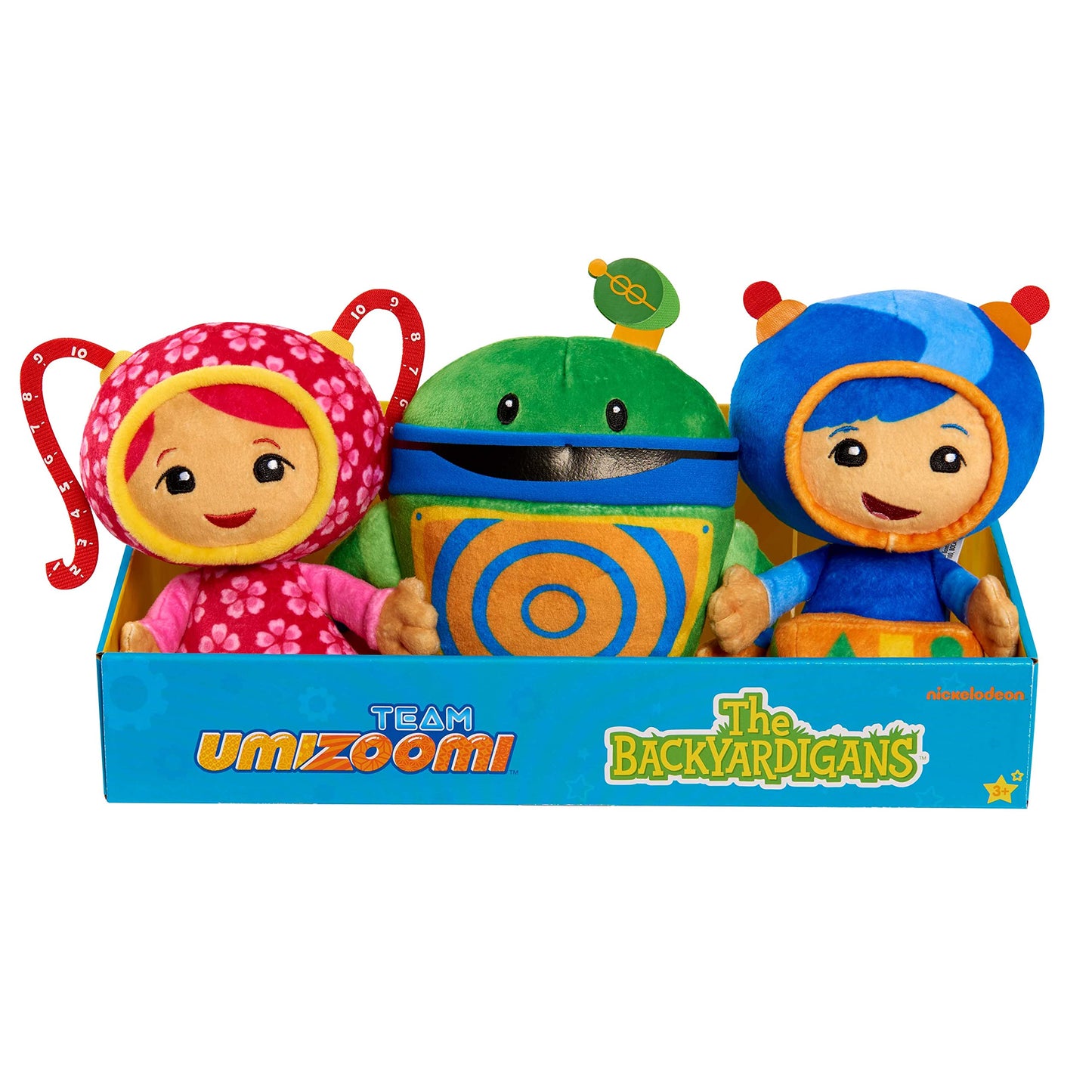 Team Umizoomi Beans Plush, 7-Inch Collectible Plush, Made With Soft And Cuddly Fabrics, Bot, Kids Toys For Ages 3 Up By Just Play