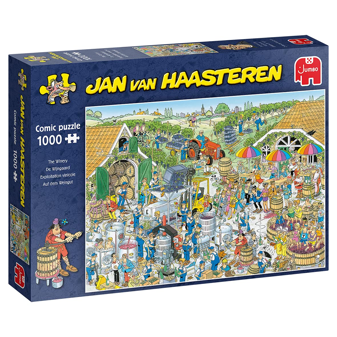Jumbo, Jan Van Haasteren - The Winery Unique Comic Fun Designed Jigsaw Puzzle for Adults - 1,000 Piece