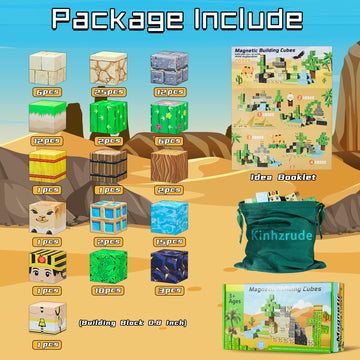 Magnetic Blocks - 100Pcs Magnetic Set, Stem Montessori Sensory Toys For 3+ Year Old Boys & Girls, Creative Construction Toys Gif