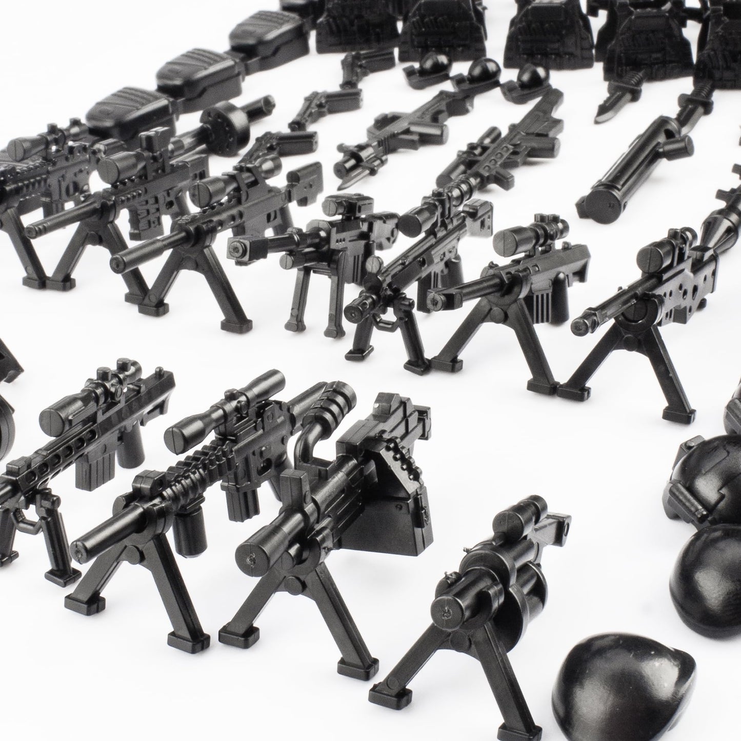 MaozyHomie 83 Pcs Pack Military Toy Soldiers Figures US Army Battle Toy Set Weapon Battle Building Blocks Compatible with Major Brand 3 Years Old and up