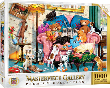 MasterPieces 1000 Piece Jigsaw Puzzle - Loose in The House - 19.25"x26.75" - Team Color - Model 72231