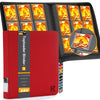 KarlyPro Top Loader Binder Holds 288 Plastic 3x4 Sleeves in Cards Storage 9-Pocket enhanced Zip Album Collection Binder forTCG MTG Cards Baseball Cards for Other Trading Cards in 3 x 4 Sleeves-Red