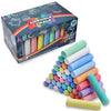 JOYIN Sidewalk Chalk Set - 60 Non-Toxic Jumbo Chalk Sticks, Washable, 10 Colors, Perfect for Outdoor Art and Play
