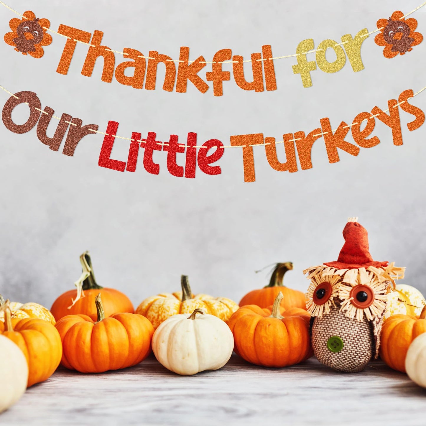 Thanksgiving Classroom Decorations, Turkey Fall Bulletin Board, Thanksgiving Decorations, Thankful For Our Little Turkeys Banner