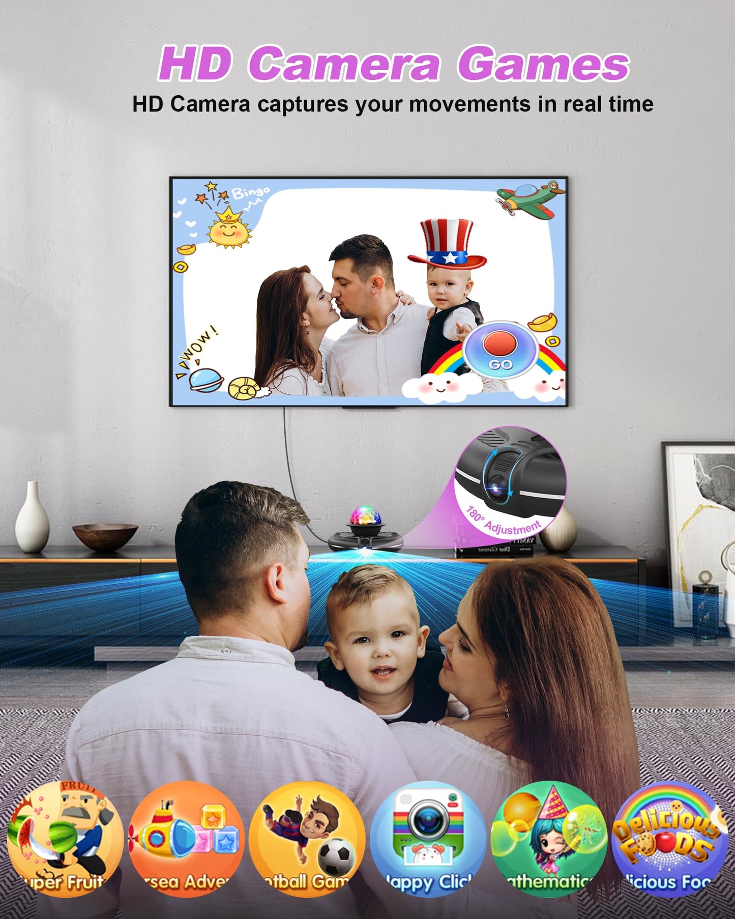 Acelufly Dance Mat, Electronic Dance Mat For Tv With Camera, Non-Slip Dance Mat For Girls, Birthday Gifts Dance Game Mat For Kid