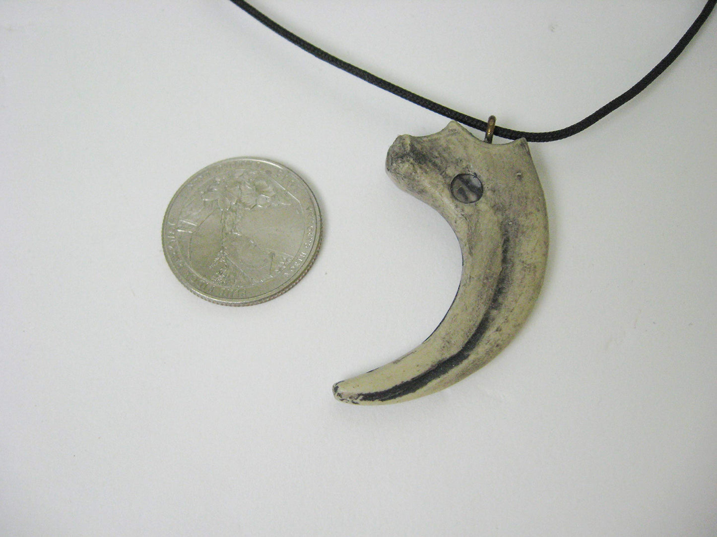 Mid-Land Scientific Sauronitholestes Dinosaur Claw Pendant Necklace (344-5)