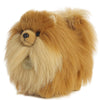 Aurora Realistic Miyoni Pomeranian Stuffed Animal - Lifelike Detail - Cherished Companionship - Brown 9 Inches