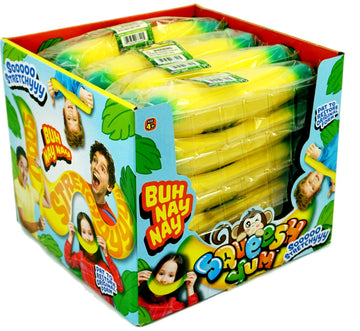 Ja-Ru Squeesh Yum Stretchy Banana Party Pack (20 Units) Stress Squeeze Relief Toys | Fruit Fidget Toy For Kids And Adults. Autis