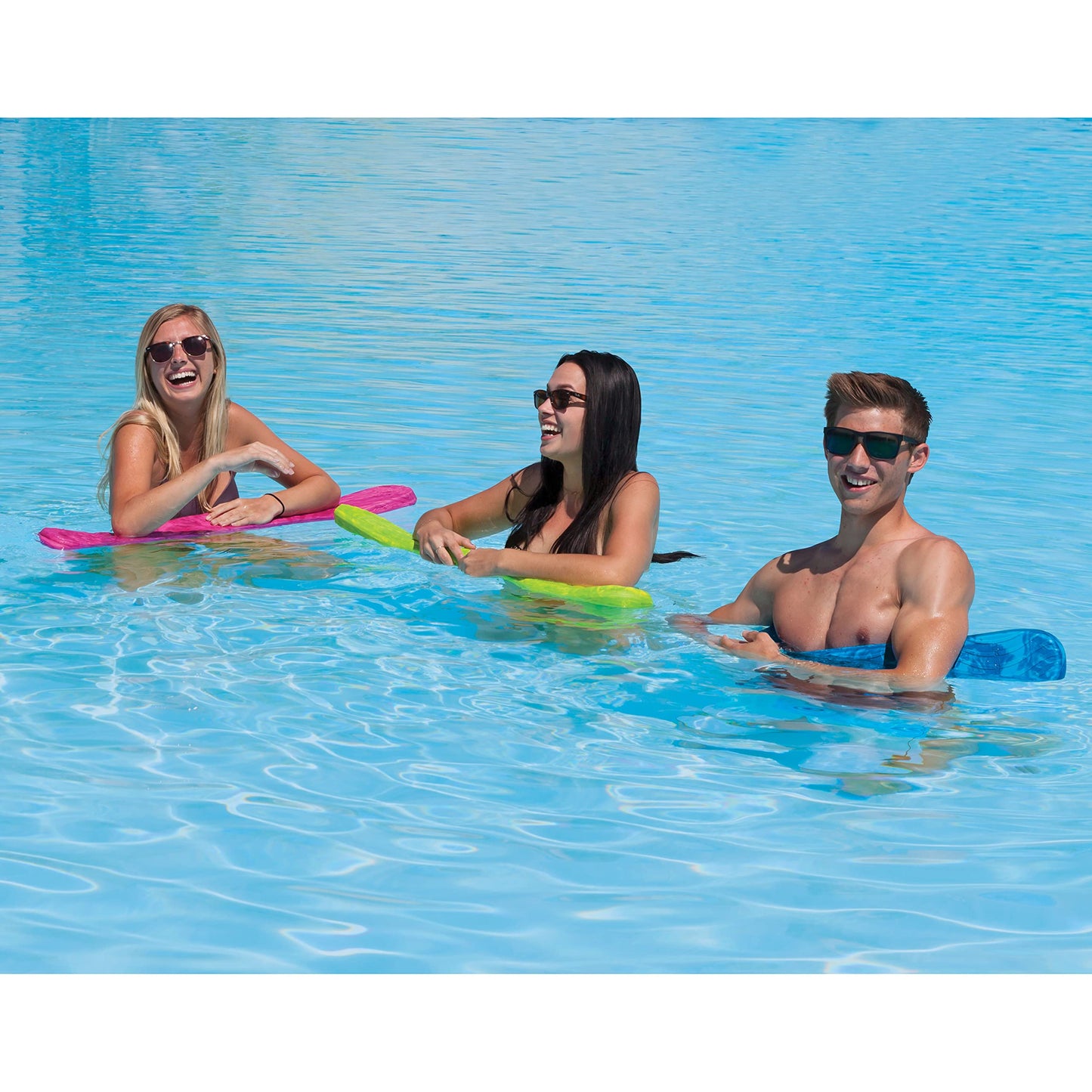 Airhead Sun Comfort Pool Noodle, Lake Float, Sapphire Swirl
