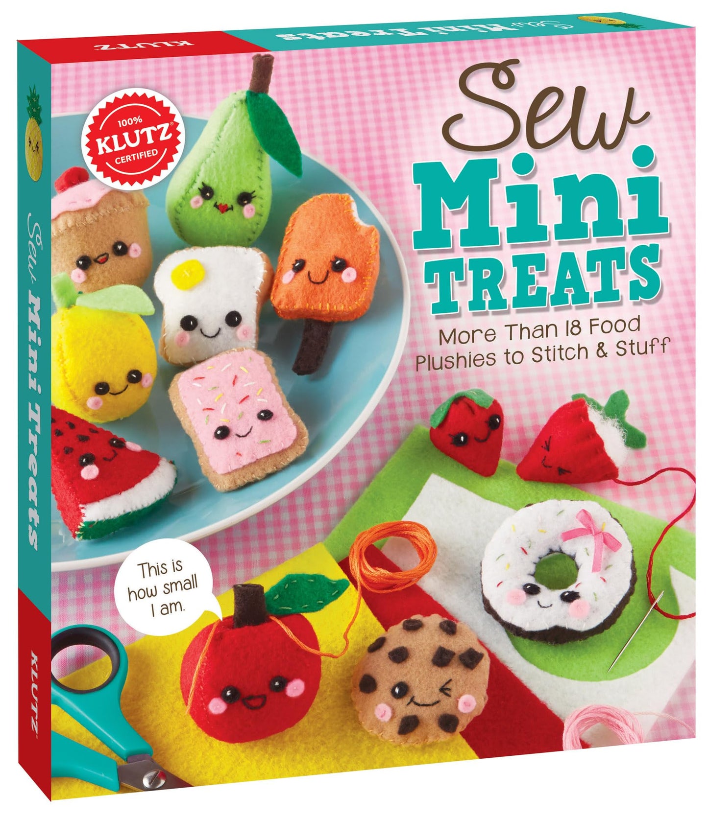 Klutz Sew Mini Treats Craft Kit, 8 Length x 1.5 Width x 9 Height