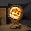 Rokr 3D Wooden Puzzles For Adults, Led Illuminated Globe With Stand, 3D Wooden Globe Model Kits With Led Light, Unique Gift For Birthday/Anniversay