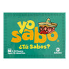 Yo Sabo Family Friendly Bilingual Card Game - Fun Challenges & Trivia for All Ages - Perfect for Game Nights & Spanish Learning