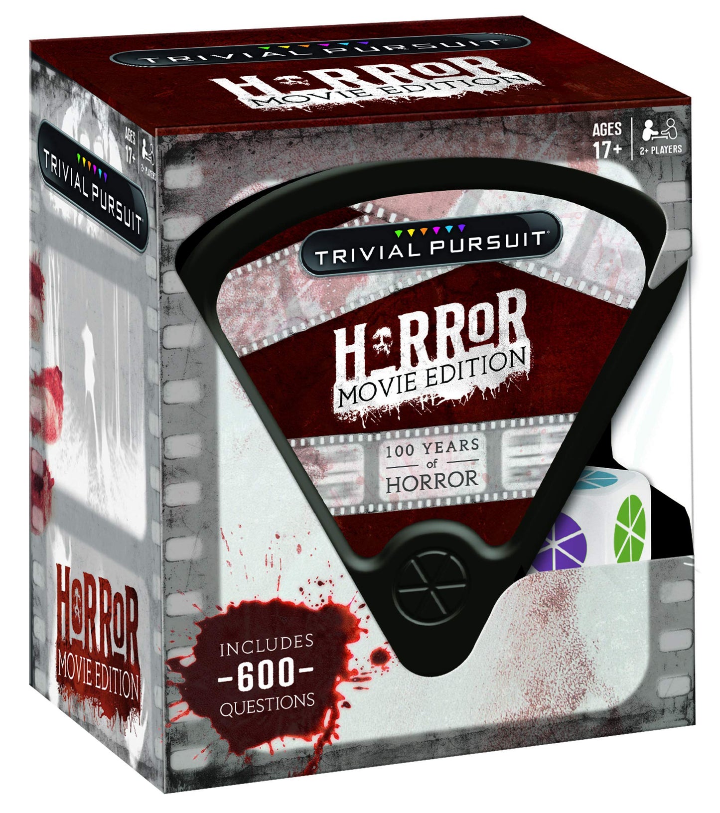 Usaopoly Quick Play Trivial Pursuit: Horror Movie Edition, Questions From Classic Horror Films, Board Game For Fans Of Horror Mo