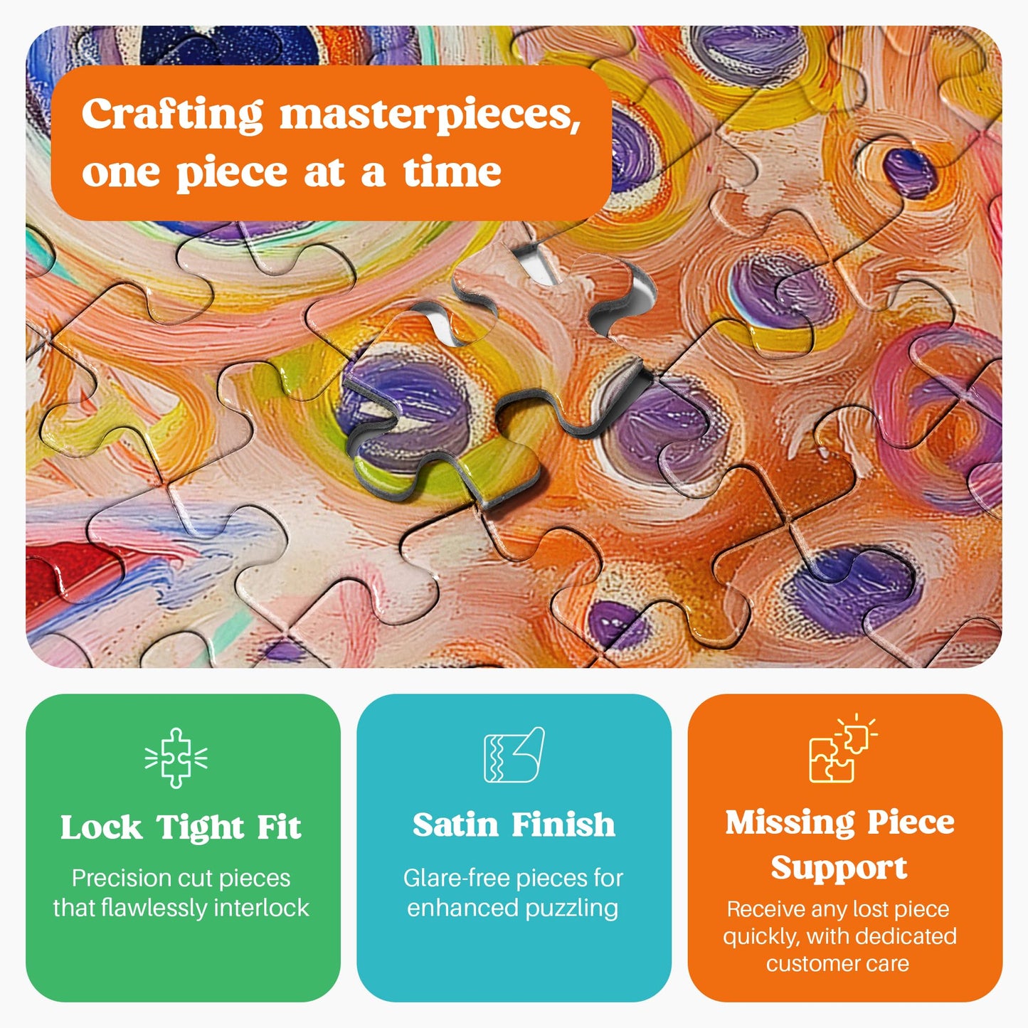 Cross & Glory - Pufferfish Odyssey: A Deep Sea Masterpiece - 1000 Piece Jigsaw Puzzle For Adults | Best New Ocean Art Puzzle | V