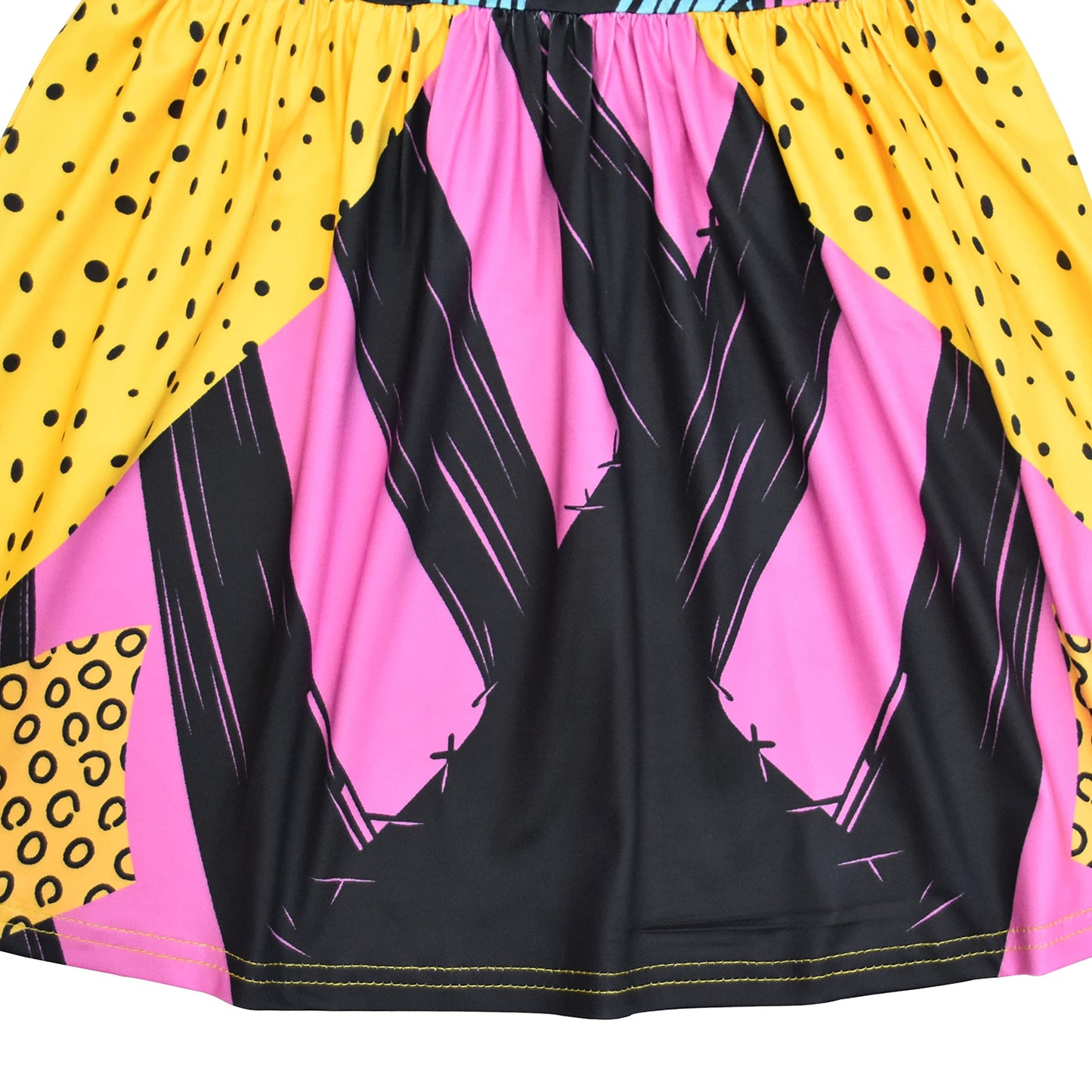 Xybxxt Girls Princess Halloween Party Dress Sally Christmas Outfits(3-4 Years,Multi)