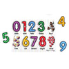 Melissa & Doug Lift & See Numbers Wooden Peg Puzzle - 10 Pieces - Fsc Certified