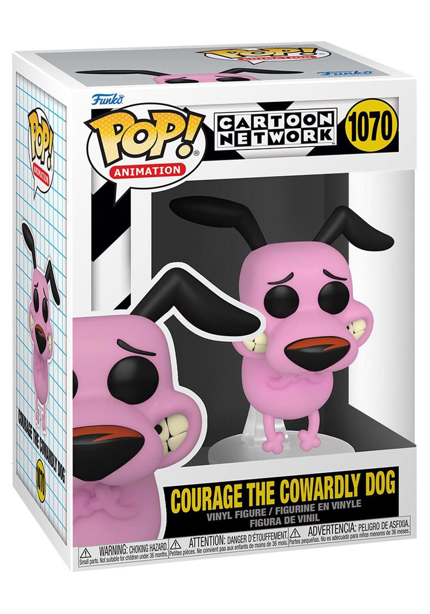 Funko Pop! Animation Courage The Cowardly Dog Vinyl Figure - Standard Multicolor Model 57788