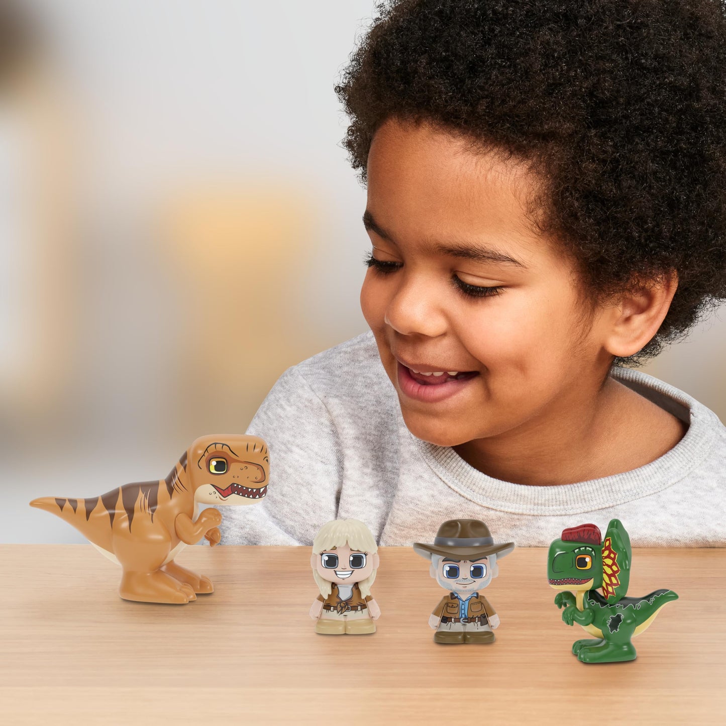 TILE TOWN Jurassic World Gate Escape Magnetic Tiles Building Set, Kids 3-5+, STEM Creative Toy, Multicolor, Medium Size