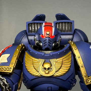 Beerise Action Figures Wh U - Lieutenant Titus - Magnetron Light Group, Double Light, Continuous Breathing Light, Red,Resin Mode