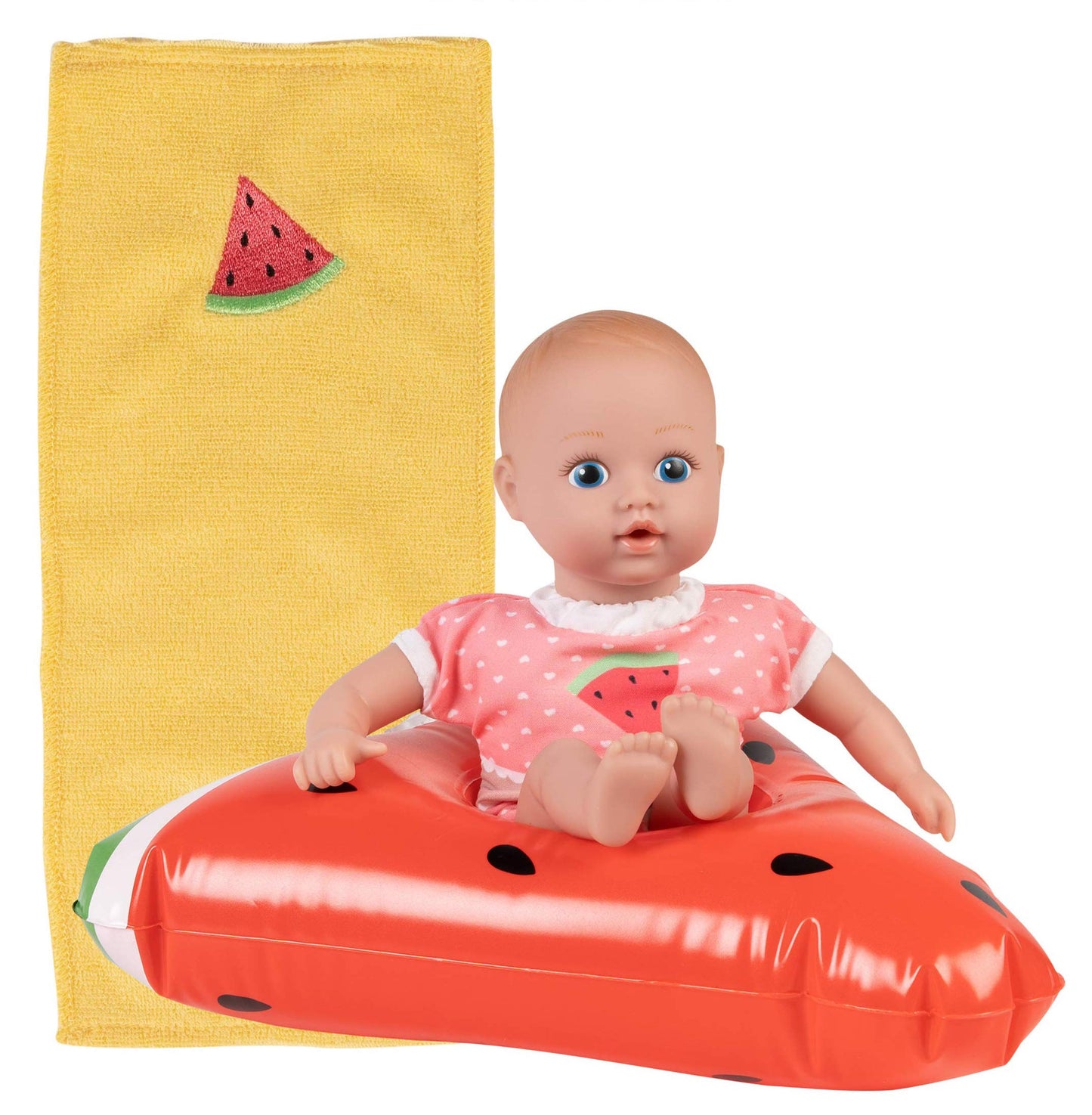 Adora Splash Time Babies Collection, 8.5” Baby Doll With Sweet Baby Smell, Premium Quickdri Vinyl & Machine Washable, Includes Clothes & Accessories, Birthday Gift For Ages 3+ - Fresh Watermelon