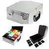 KakapopoTCG Lockable Storage Case for TCG Cards - Silver Plastic Deck Box for MTG, Yu-Gi-Oh, EDH, Commander, and More