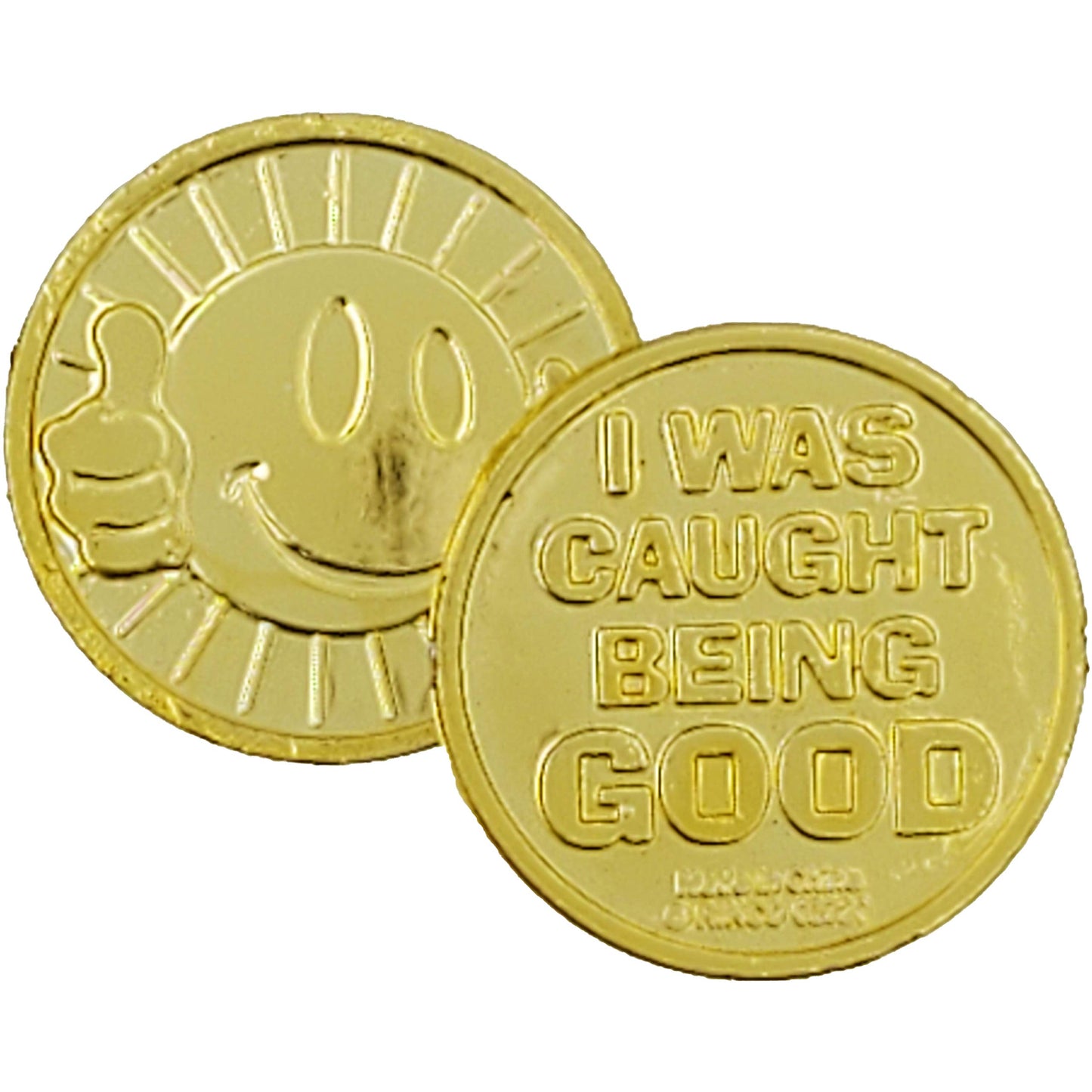 The Dreidel Company Plastic Coins, I was Caught Being Good, Educational & Classroom Learning Activities Party Favor (50-Pack)