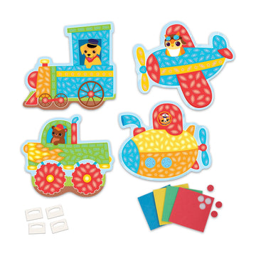 ORB My First Sticky Mosaics Vehicles