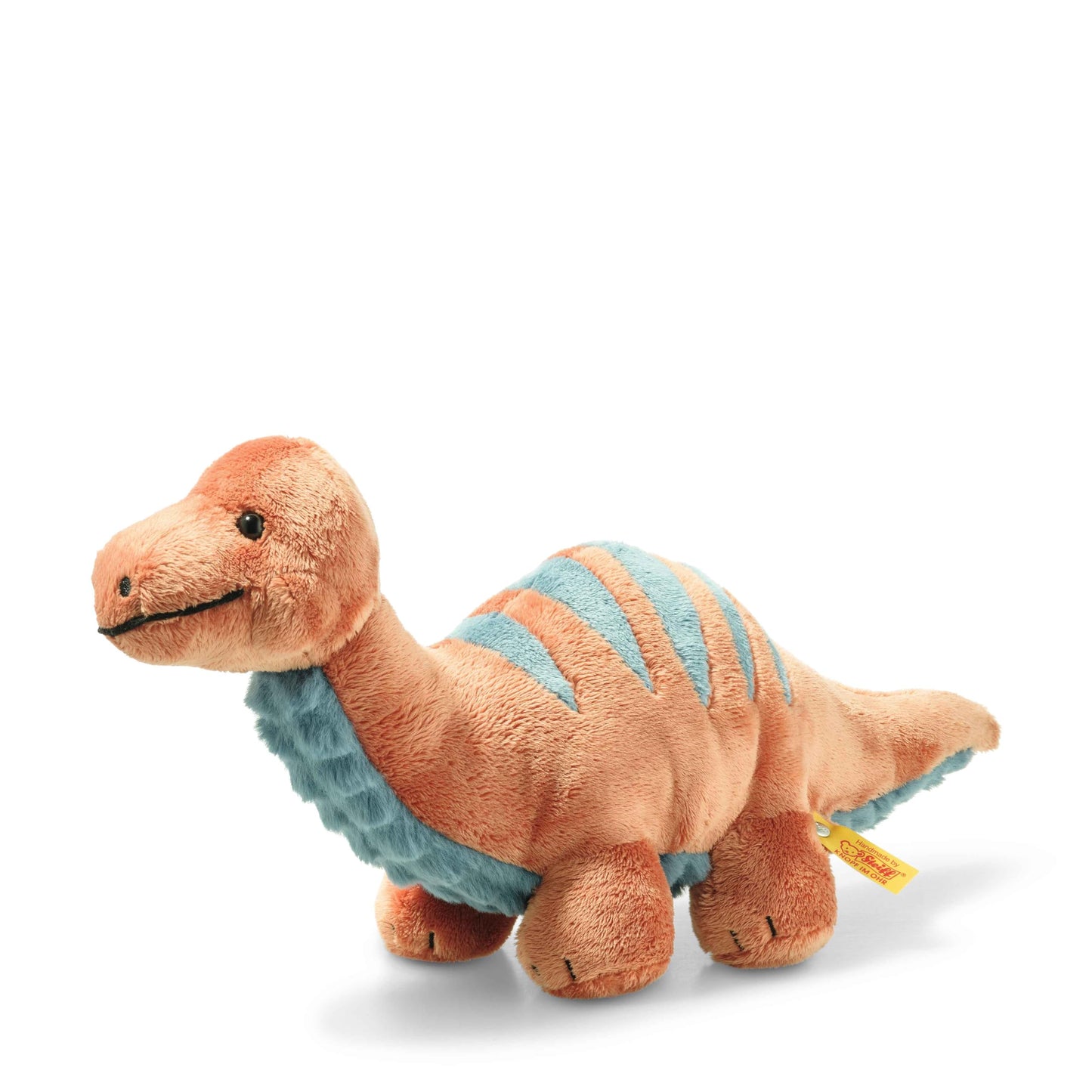 Steiff Bronko Brontosaurus, Premium Dinosaur Stuffed Animal, Stuffed Dino, Brontosaurus Plush, Stuffed Animal For Ages 0+, (Oran