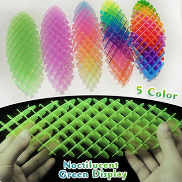 Fidget Worm Toy 5Pcs - Quiet Worm Sensory Toy,Stress Relief Fidget Toys,Stress Relieving Toys,Resistance Fidget Toys,Anxiety Rel