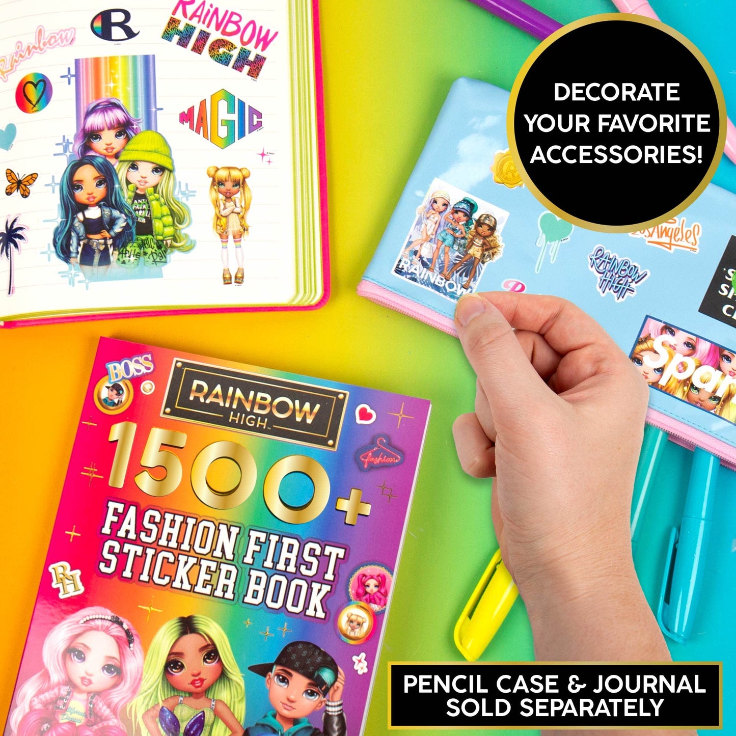 Rainbow High 1500+ Fashion First Stickers By Horizon Group Usa