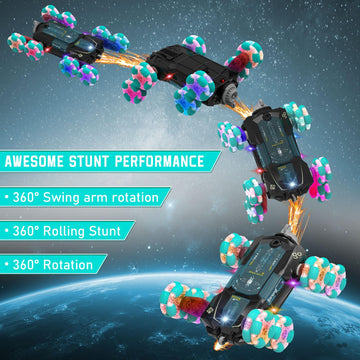 SAUFTTI 8WD Gesture Sensing Stunt Rc Cars Toys for Boys Age 6-13, Hand Remote Control Climbing Car, Toy for Kids 6 7 8 9 10 11 1