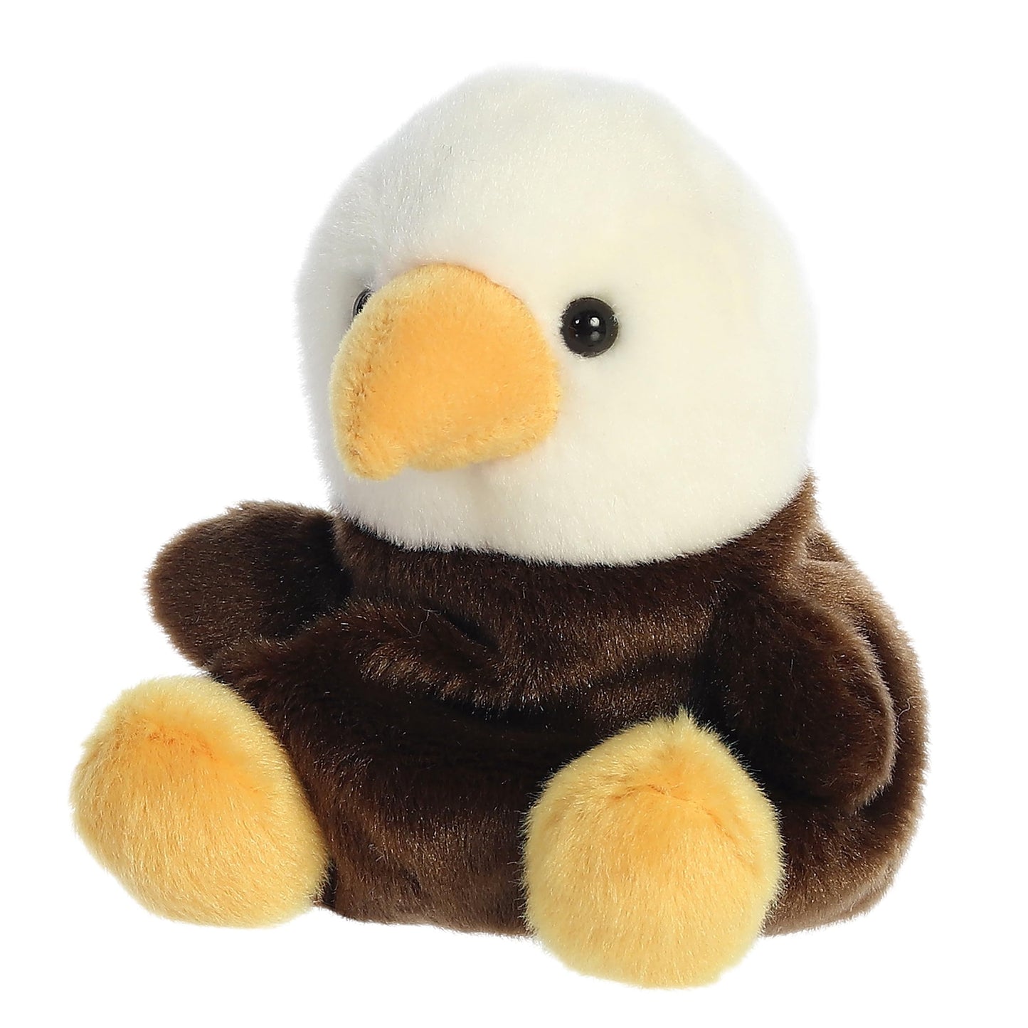 Aurora® Murphy Bald Eagle™ Stuffed Animal - Pocket-Sized, Brown, 5 Inches - Collectible Polyester Toy