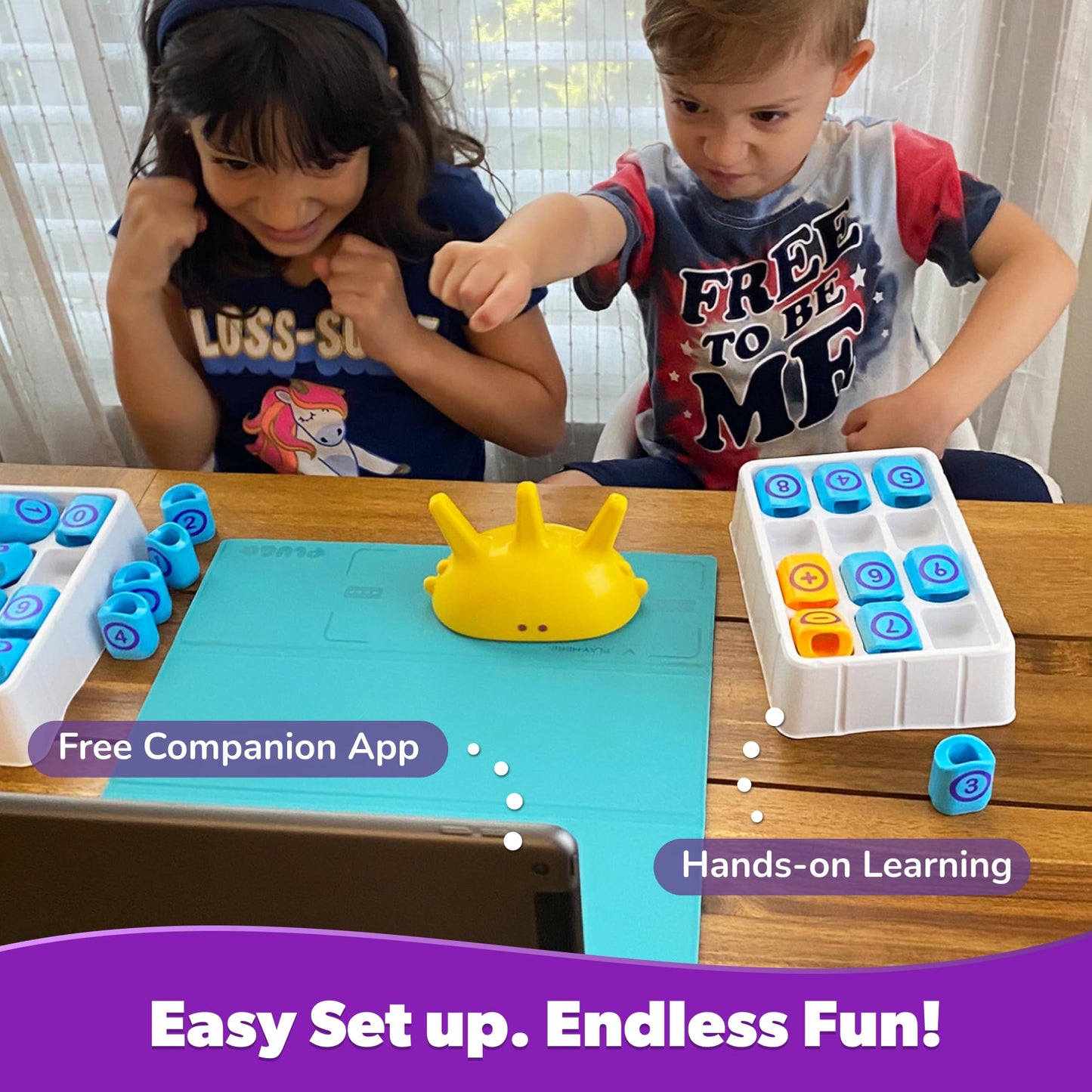 Playshifu Stem Toy Math Game - Plugo Count (Kit + App With 5 Interactive Math Games) Educational Toy For 4 5 6 7 8 Year Old Birthday Gifts | Story-Based Learning For Kids (Works With Tabs/Mobiles)