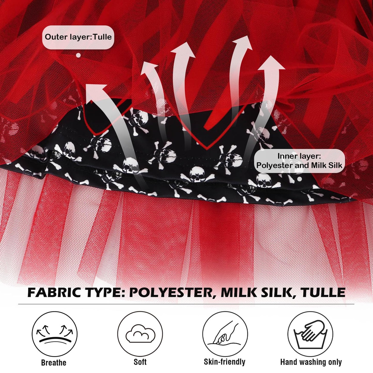 Henzworld Pirate Costume Kids Baby Girls Pirate Dress For Halloween Outfits Birthday Party Tulle Dresses Cosplay Buccaneer Outfi